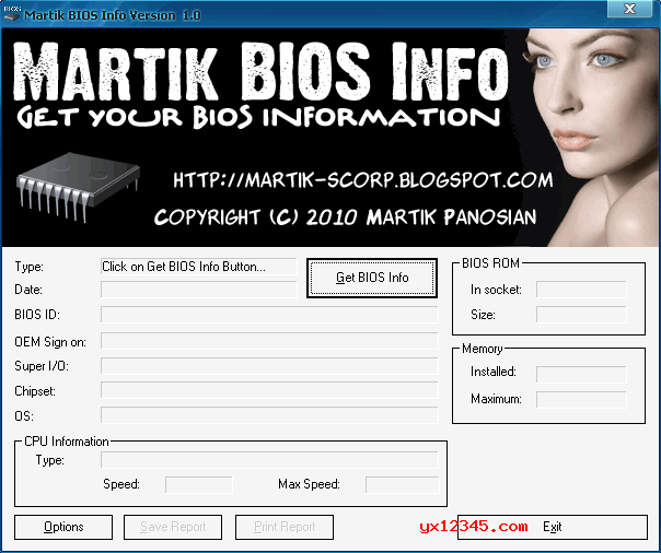 bios自动检测升级工具_Martik BIOS Info